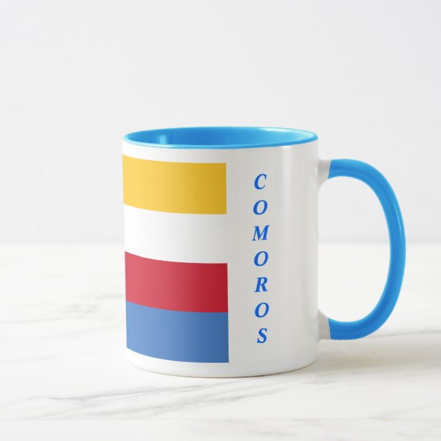 Tasse de drapeau des Comores (Droite)