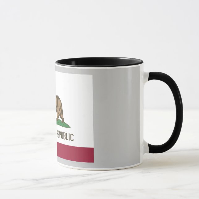 Tasse de drapeau d'état de la Californie (Droite)