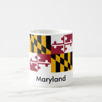 Tasse de drapeau d'état du Maryland