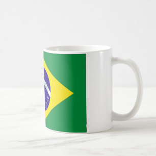 Tasse de drapeau du Brésil