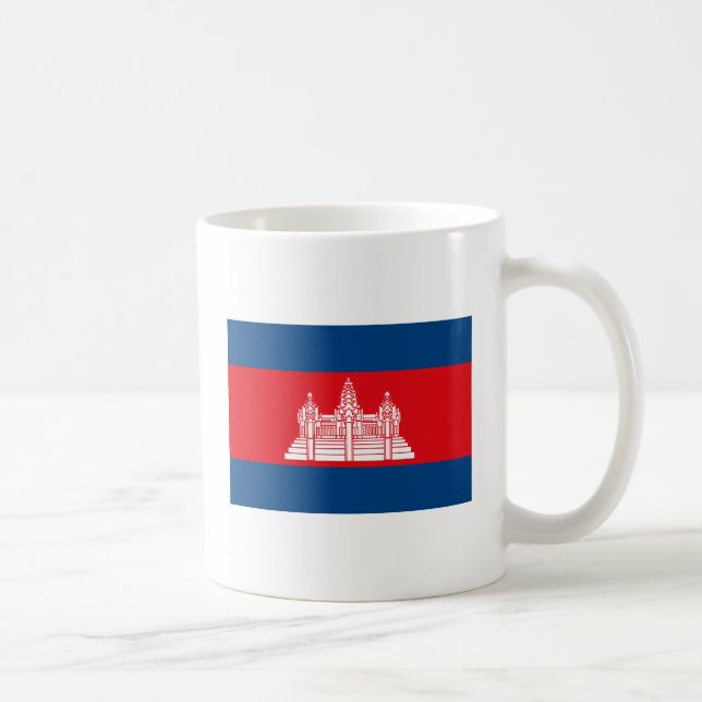 Tasse de drapeau du Cambodge (Droite)