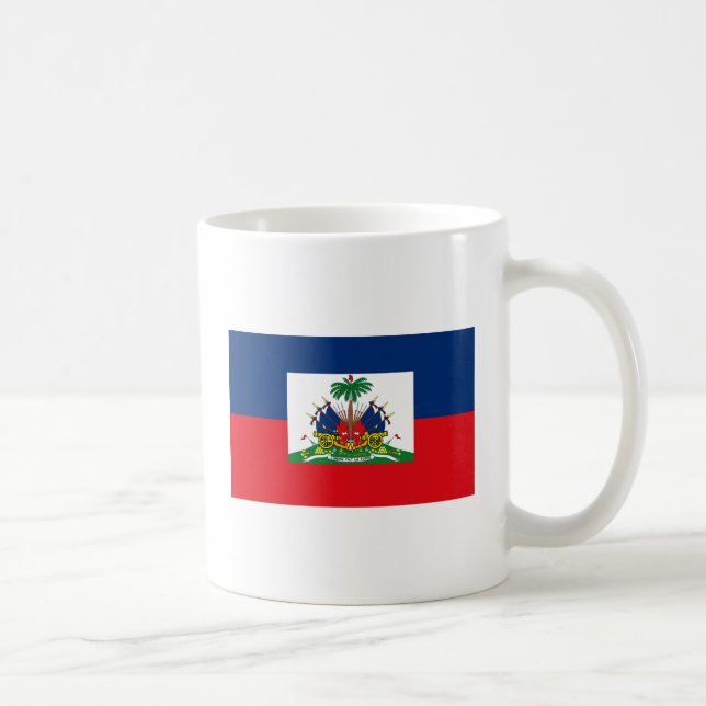 Tasse de drapeau du Haïti (Droite)