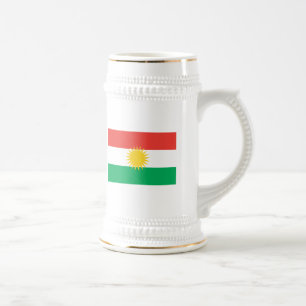Tasse de drapeau du Kurdistan