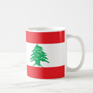 Tasse de drapeau du Liban