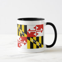 Tasse de drapeau du Maryland