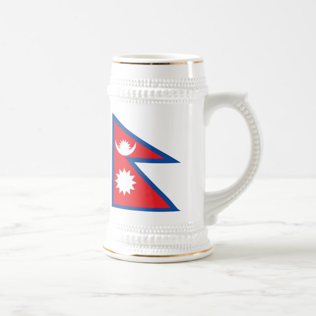 Tasse de drapeau du Népal (Droite)