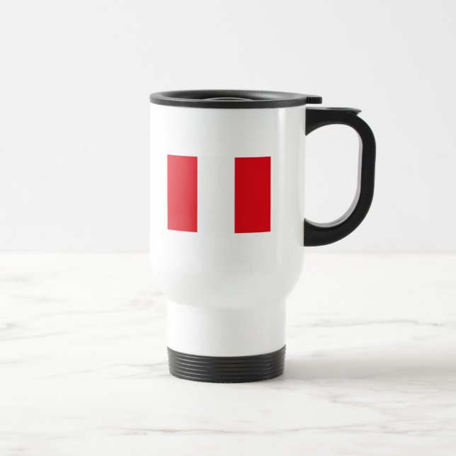 Tasse de drapeau du Pérou (Droite)