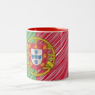 Tasse de drapeau du Portugal