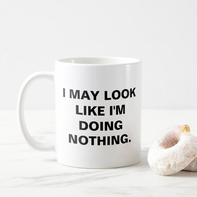 Tasse de dur labeur (Avec donut)