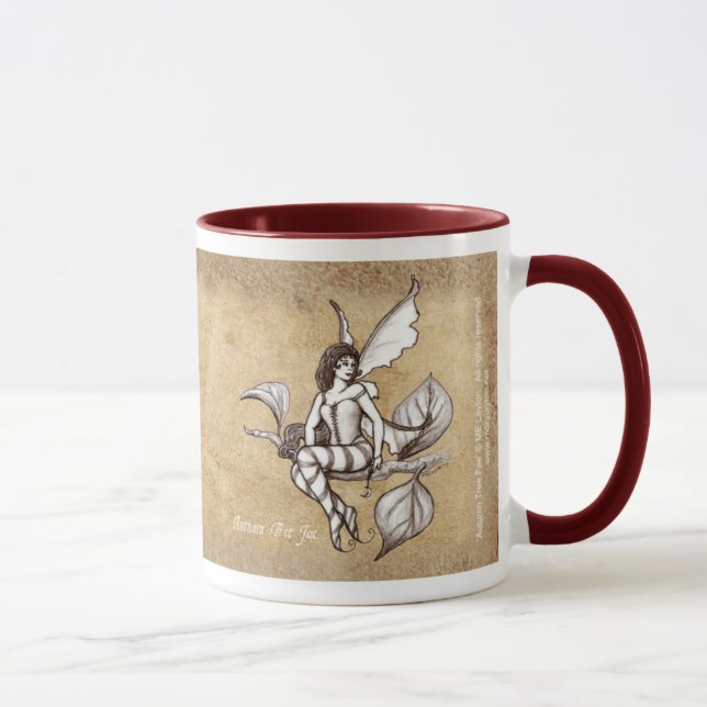 Tasse de Fae d'arbre d'automne (Droite)