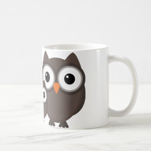 Tasse de famille de hibou