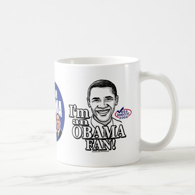 Tasse de fan d'Obama (Droite)