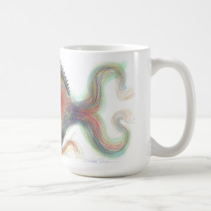 Tasse de fantaisie de poissons d'imaginaire