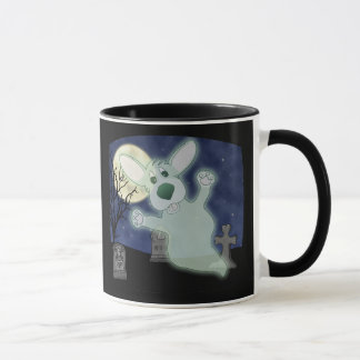 Tasse de fantôme de cimetière de corgi