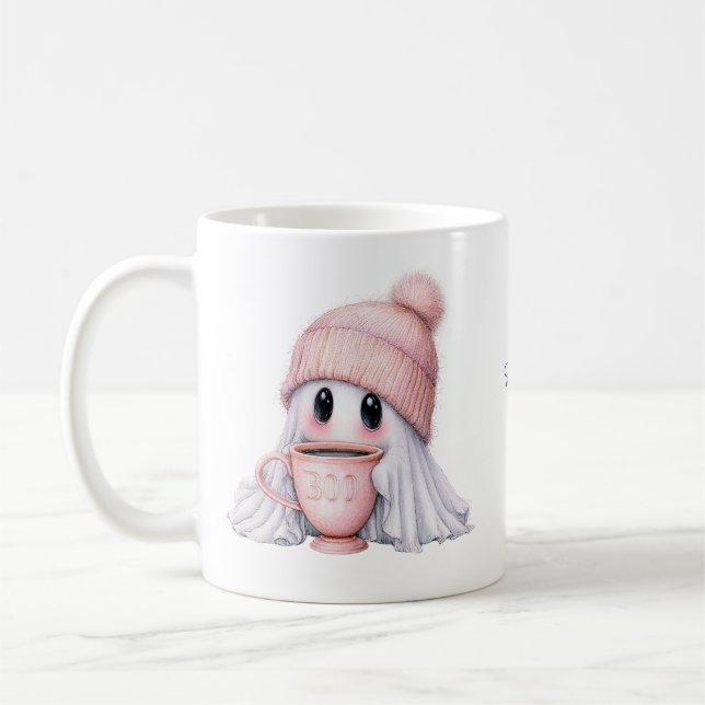 Tasse de fantôme mignon Boo (Gauche)