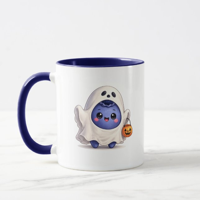 Tasse de fantôme mignon d'Halloween (Gauche)