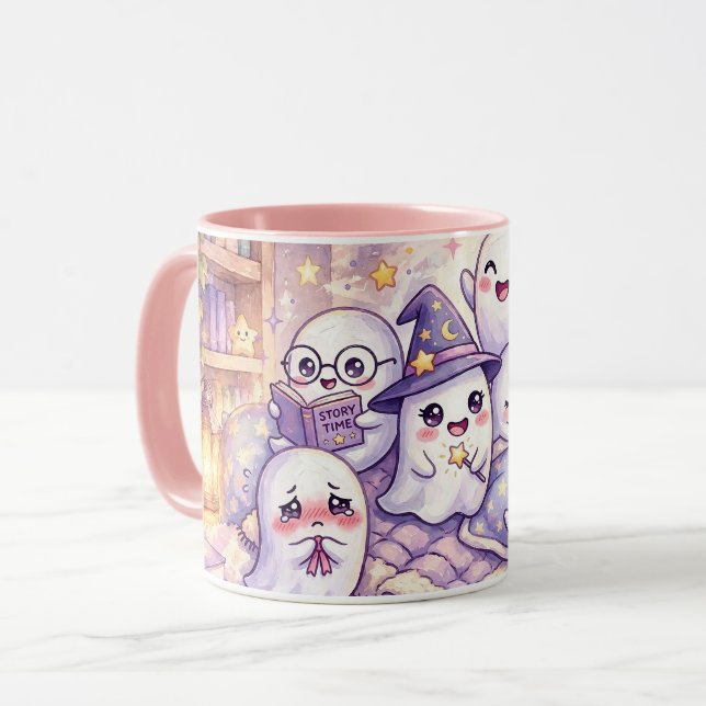 Tasse de fantômes magiques mignons (Devant gauche)