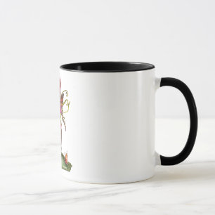 Tasse de fée de papillon de fraise