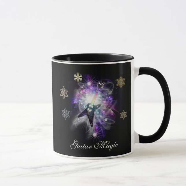Tasse de fête magique de vacances de guitare (Droite)