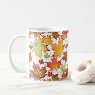 Tasse de feuille d'automne - personnalisable