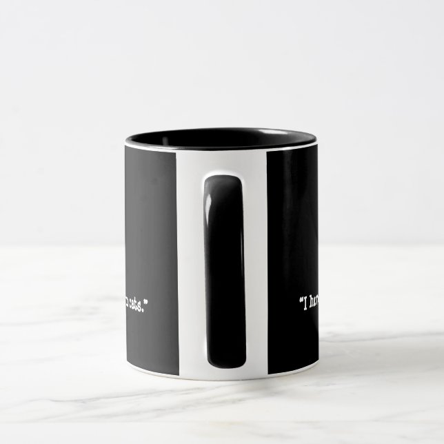 Tasse de fierté de chat noir ! (Poignée)