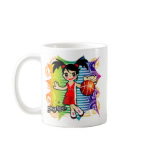 tasse de fille de basket-ball