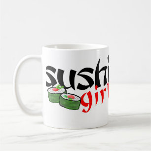 Tasse de fille de sushi