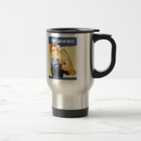 Tasse de fille de victoire