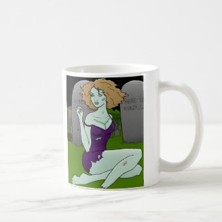 tasse de fille de zombi
