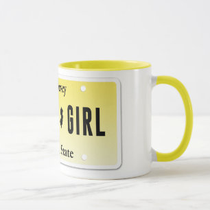 Tasse de fille du Jersey