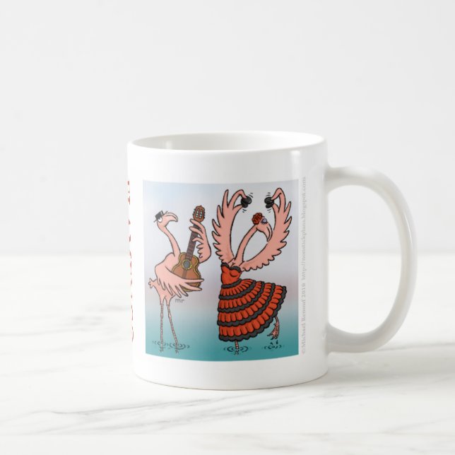 Tasse de flamenco de Flamant rose (Droite)