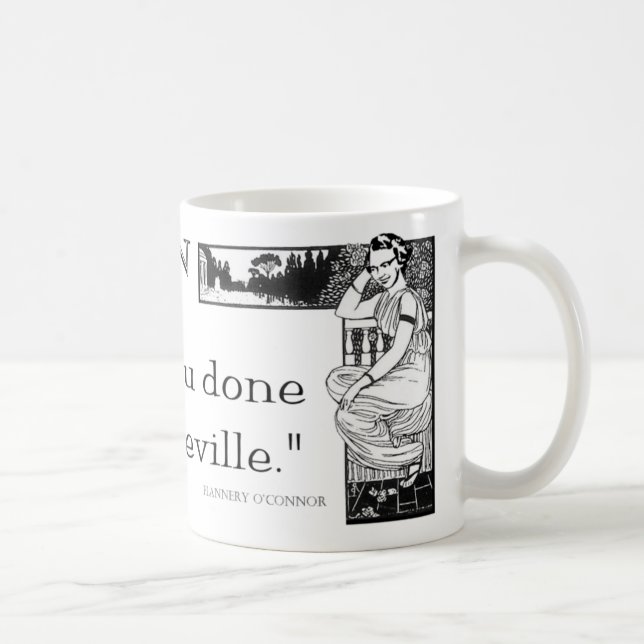 Tasse de Flannery O'Connor "quand à Rome" (Droite)