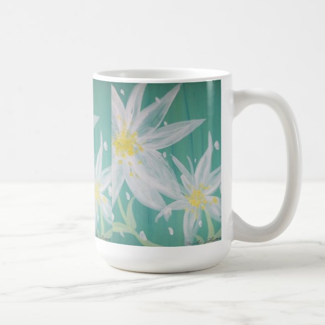 Tasse de fleur blanche (Droite)