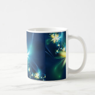 Tasse de fleur de fractale d'amusement