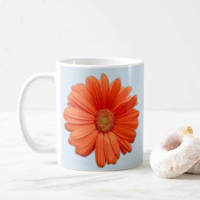 Tasse de fleur de Gerbera (Avec donut)