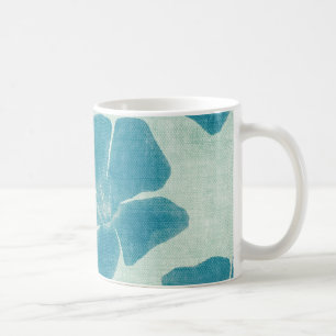 Tasse de fleur de turquoise