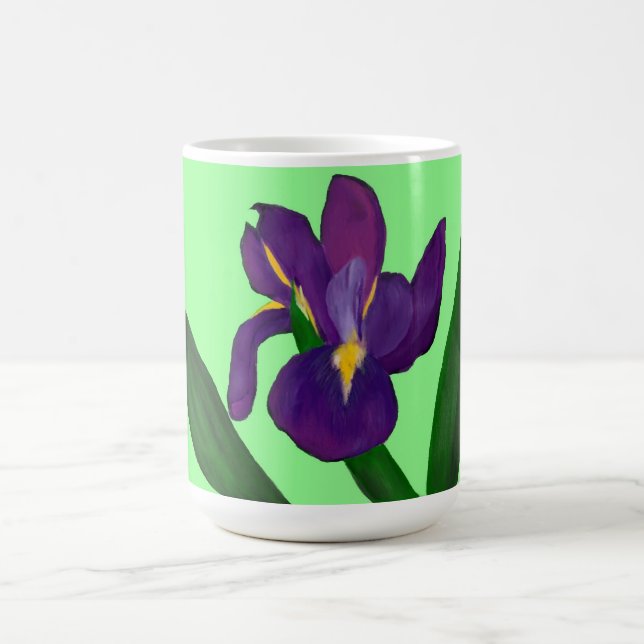 Tasse de fleur d'iris (Centre)