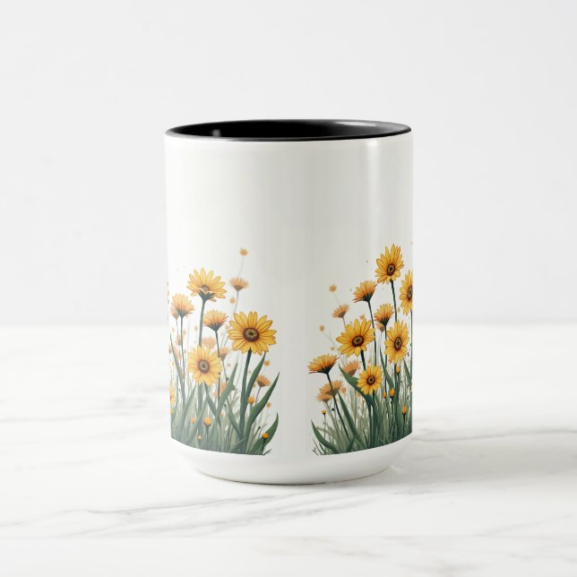 tasse de fleur marguerite (Centre)