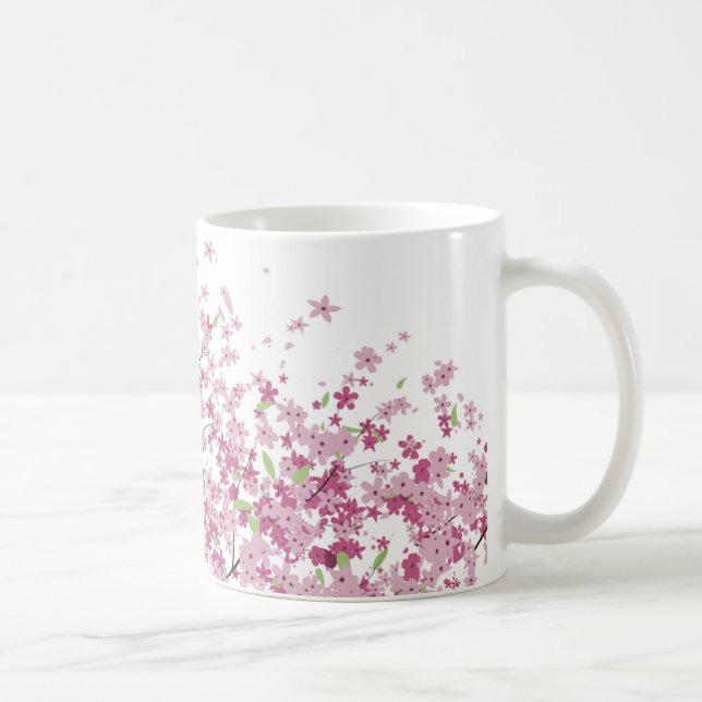 Tasse de fleurs de cerisier (Droite)