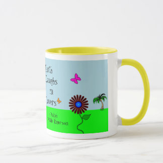 Tasse "de fleurs farfelues"