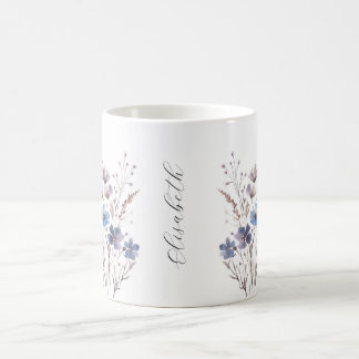 Tasse de fleurs sauvages de Lila Aquarell