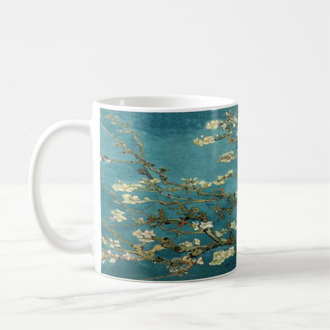 Tasse de floraison d'arbre d'amande de Van Gogh (Gauche)