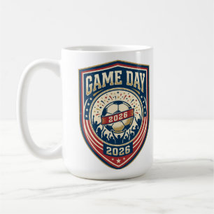 Tasse de football Game Day 2026 Tasse à café pou