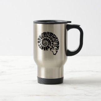 Tasse de fossile d'ammonite