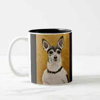 Tasse de Fox Terrier de jouet