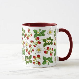 Tasse de fraisiers communs