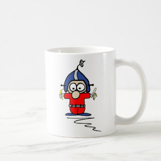 Tasse de Fred Pinsocket 2-Sided (Blanche-l)