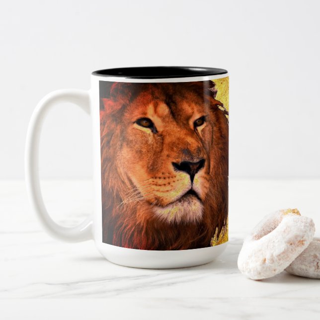 Tasse de fréquence de lion (Avec donut)