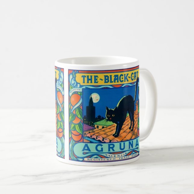 Tasse de fruit Chat Noir (Devant droit)
