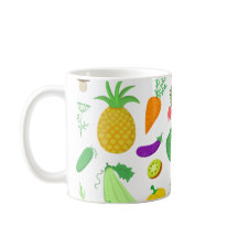 Tasse de fruits et légumes